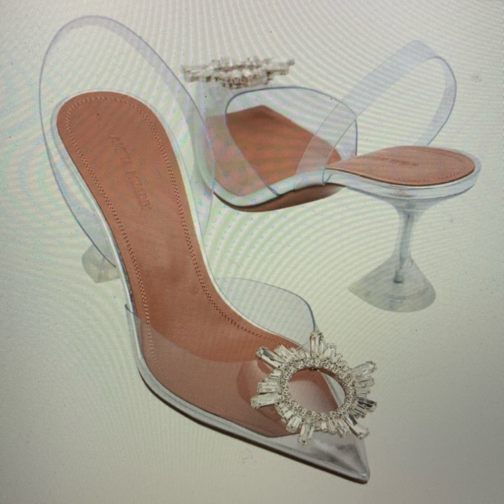 Transparent PVC Pumps Size 10